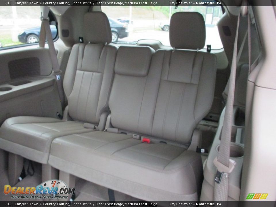 2012 Chrysler Town & Country Touring Stone White / Dark Frost Beige/Medium Frost Beige Photo #18