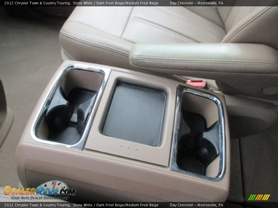 2012 Chrysler Town & Country Touring Stone White / Dark Frost Beige/Medium Frost Beige Photo #21