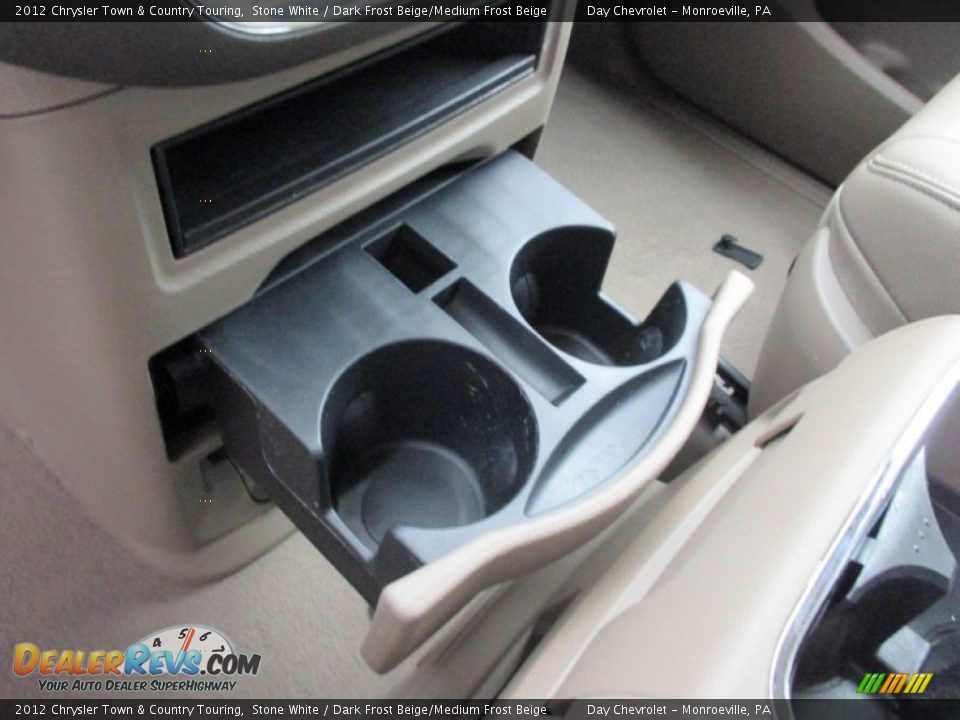 2012 Chrysler Town & Country Touring Stone White / Dark Frost Beige/Medium Frost Beige Photo #23