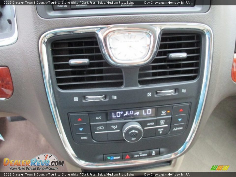 2012 Chrysler Town & Country Touring Stone White / Dark Frost Beige/Medium Frost Beige Photo #24