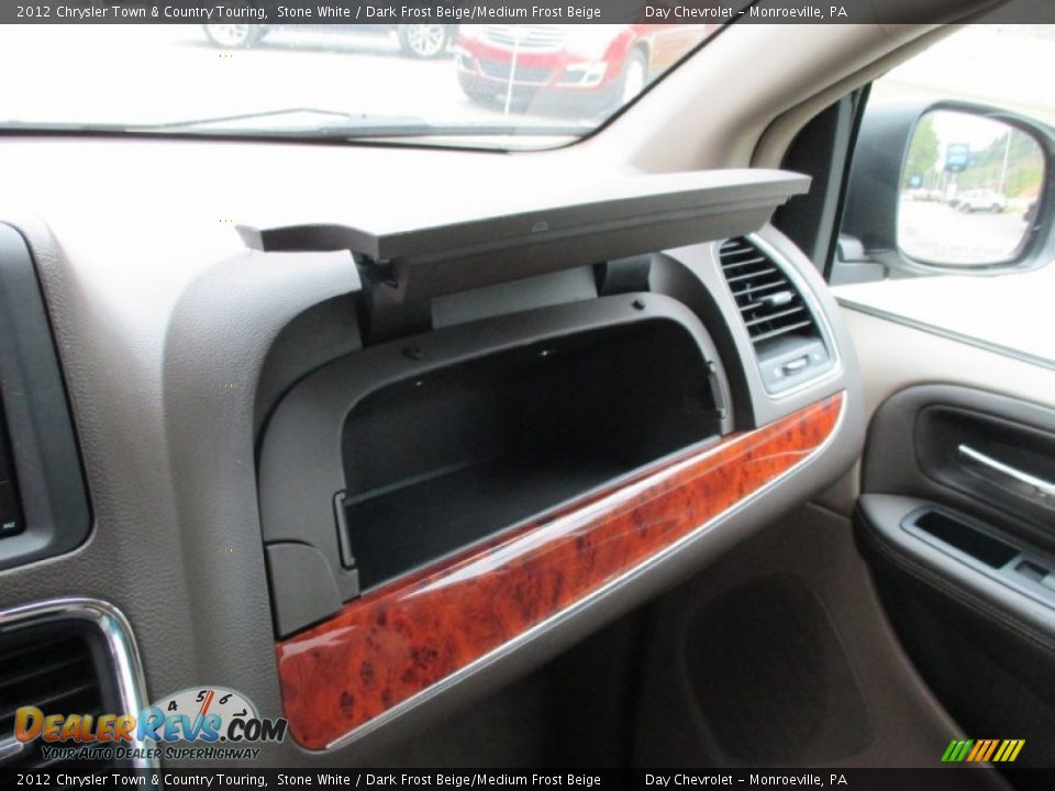 2012 Chrysler Town & Country Touring Stone White / Dark Frost Beige/Medium Frost Beige Photo #27