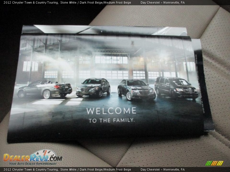 2012 Chrysler Town & Country Touring Stone White / Dark Frost Beige/Medium Frost Beige Photo #28