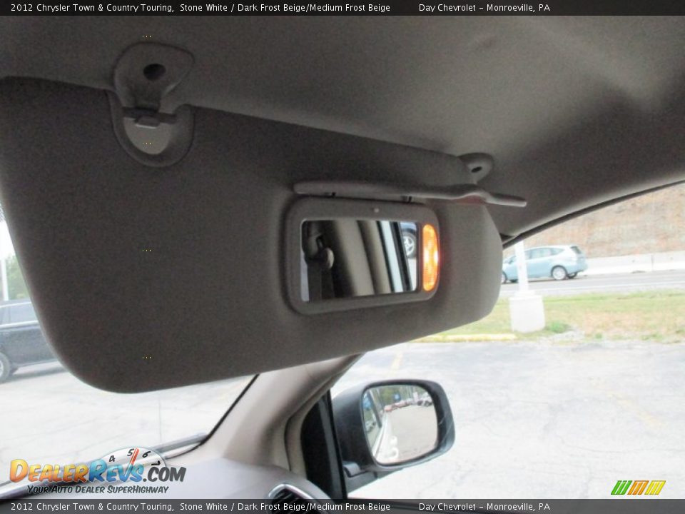 2012 Chrysler Town & Country Touring Stone White / Dark Frost Beige/Medium Frost Beige Photo #31