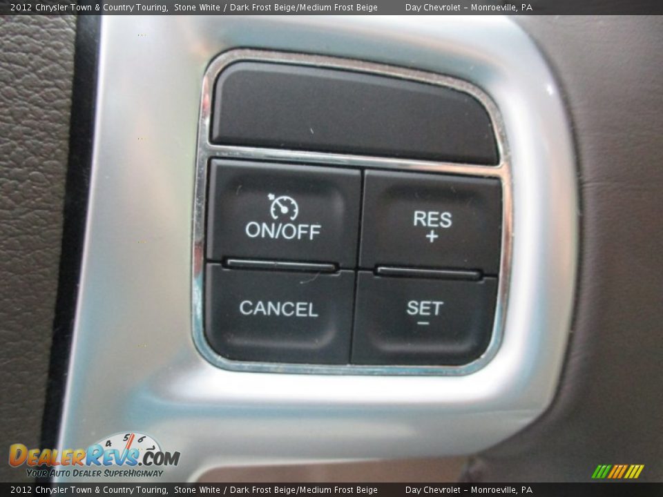 2012 Chrysler Town & Country Touring Stone White / Dark Frost Beige/Medium Frost Beige Photo #34