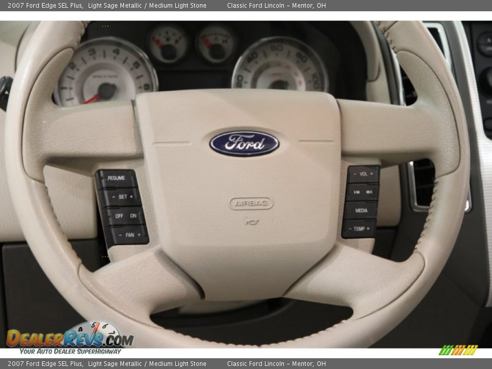 2007 Ford Edge SEL Plus Steering Wheel Photo #6