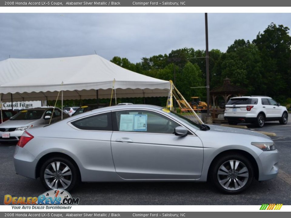 2008 Honda Accord LX-S Coupe Alabaster Silver Metallic / Black Photo #2
