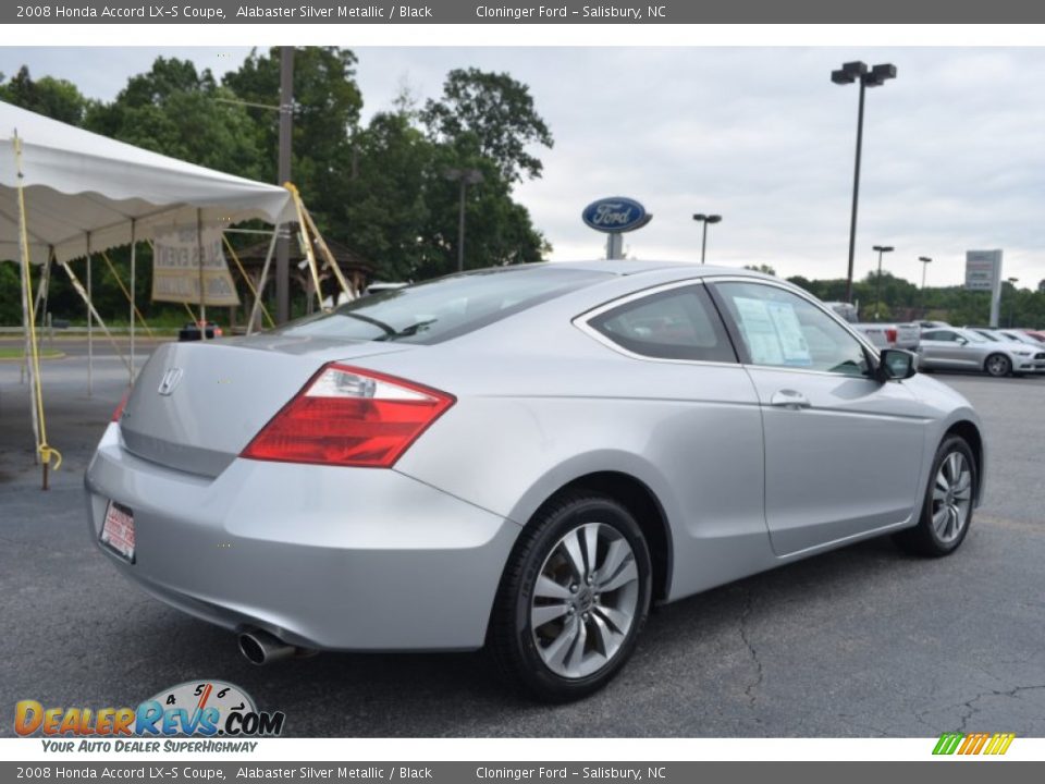 2008 Honda Accord LX-S Coupe Alabaster Silver Metallic / Black Photo #3