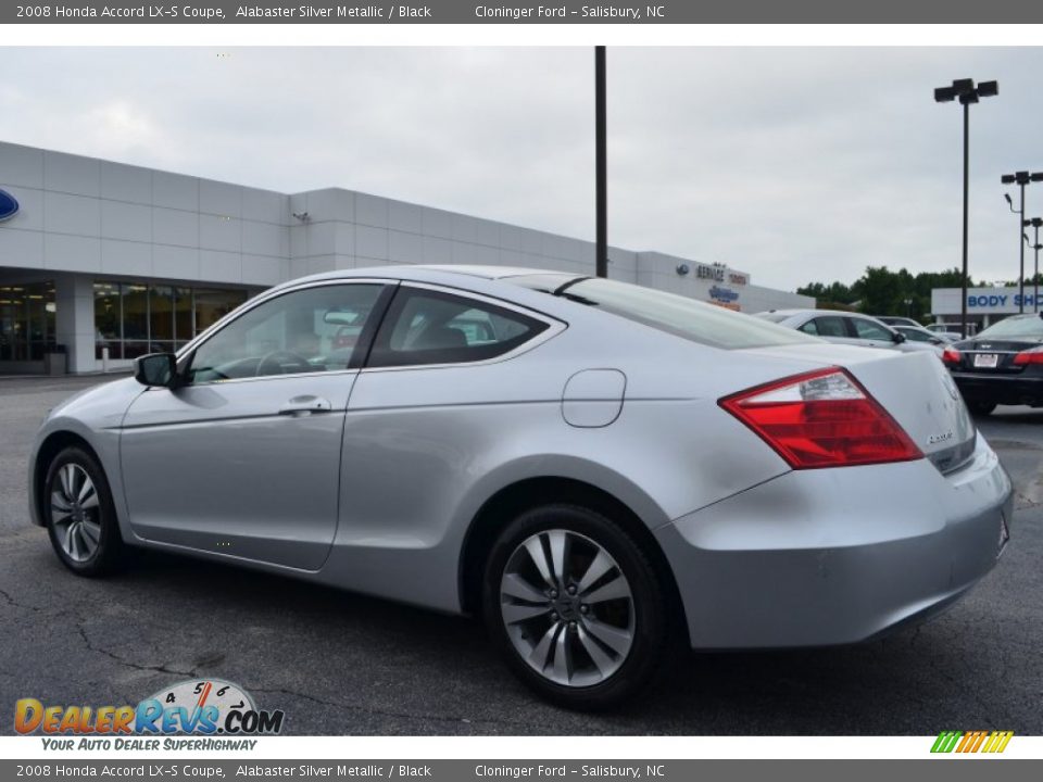 2008 Honda Accord LX-S Coupe Alabaster Silver Metallic / Black Photo #5