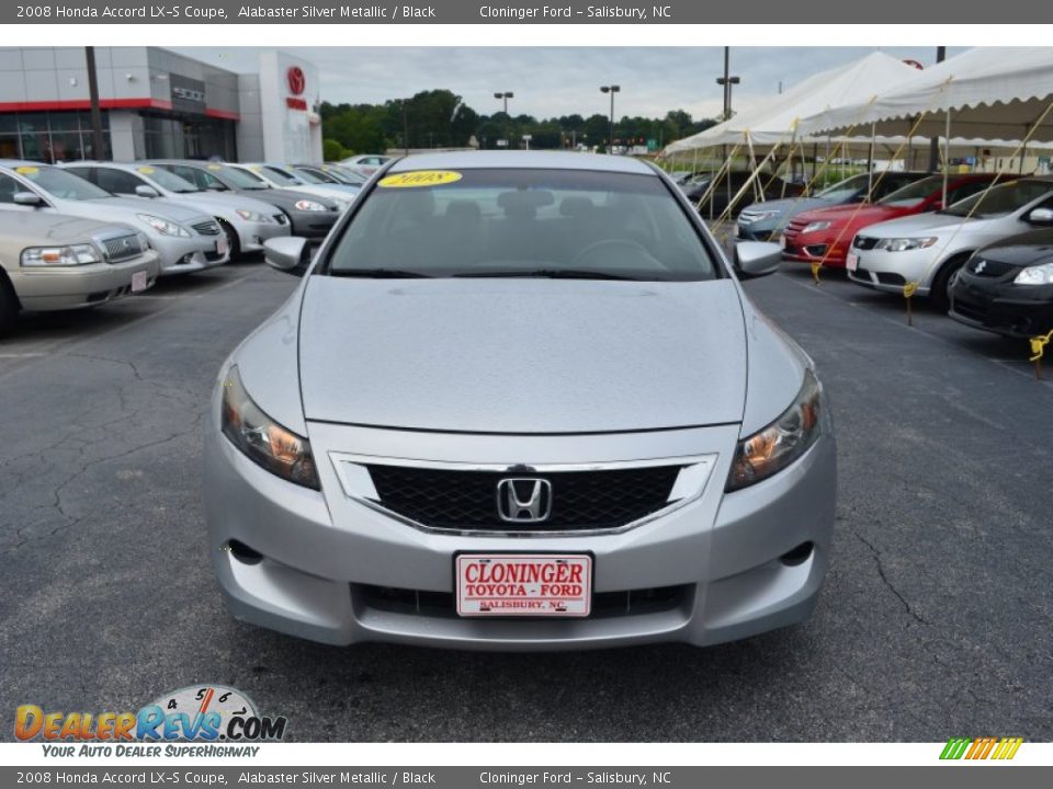 2008 Honda Accord LX-S Coupe Alabaster Silver Metallic / Black Photo #20