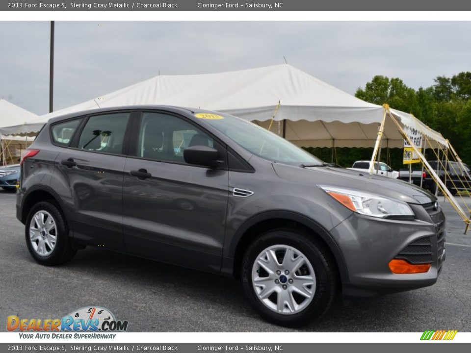 2013 Ford Escape S Sterling Gray Metallic / Charcoal Black Photo #1