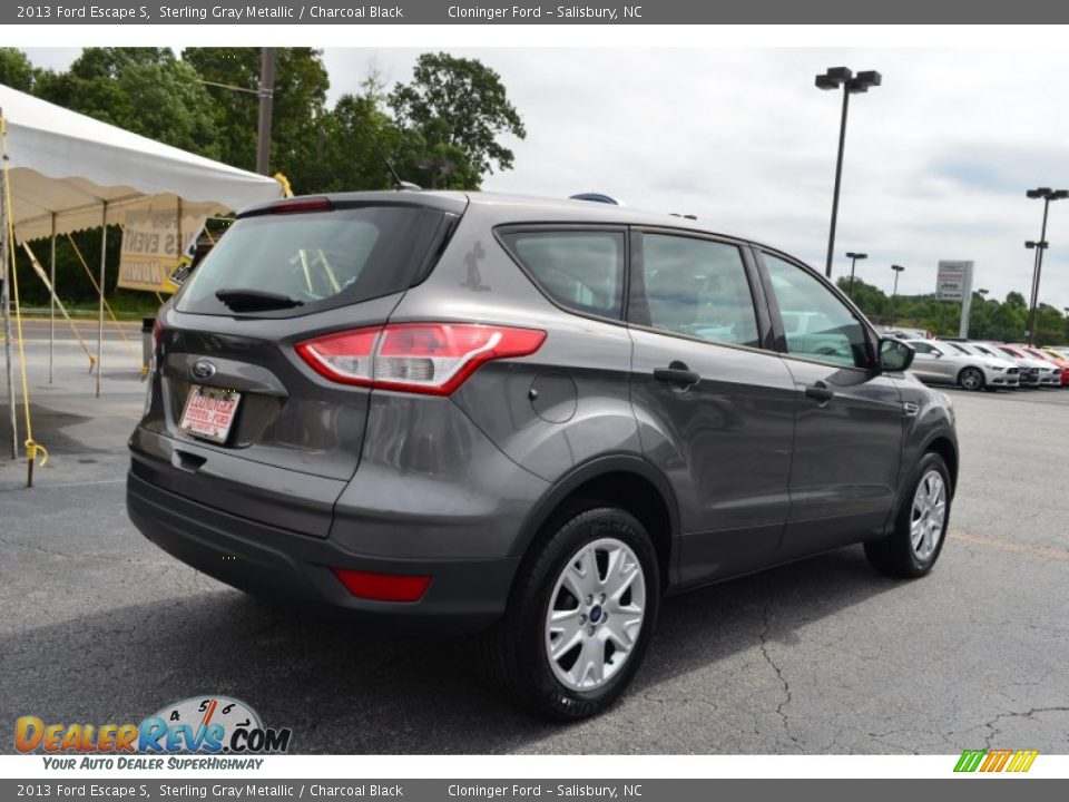 2013 Ford Escape S Sterling Gray Metallic / Charcoal Black Photo #3