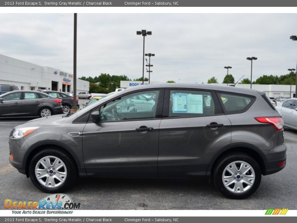 2013 Ford Escape S Sterling Gray Metallic / Charcoal Black Photo #6