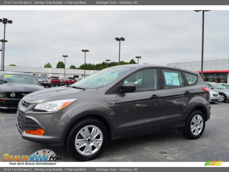 2013 Ford Escape S Sterling Gray Metallic / Charcoal Black Photo #7