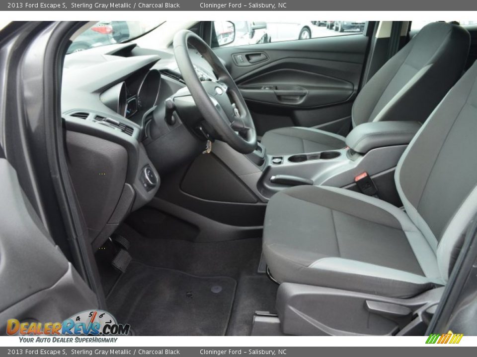 2013 Ford Escape S Sterling Gray Metallic / Charcoal Black Photo #10