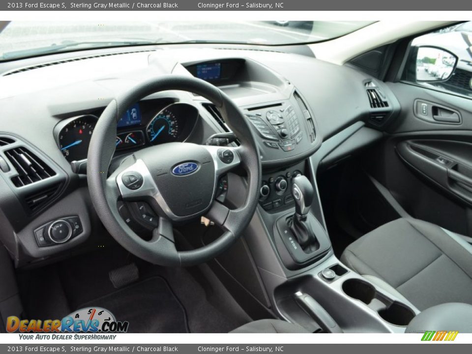 2013 Ford Escape S Sterling Gray Metallic / Charcoal Black Photo #11