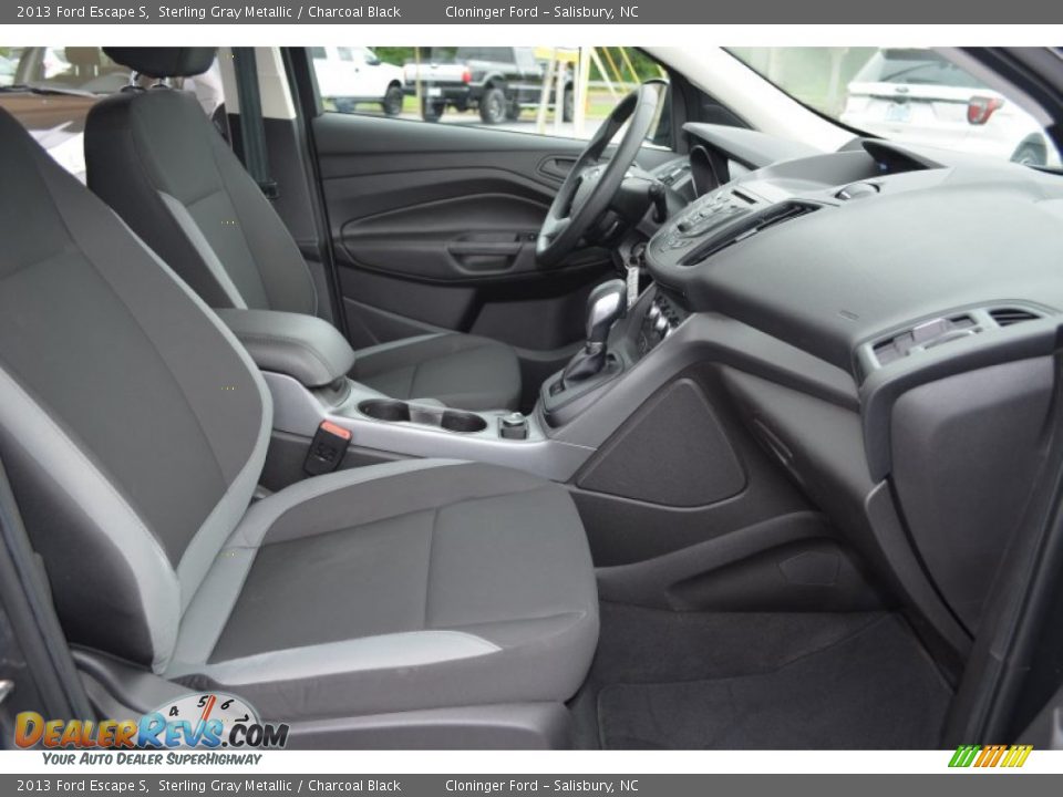 2013 Ford Escape S Sterling Gray Metallic / Charcoal Black Photo #17