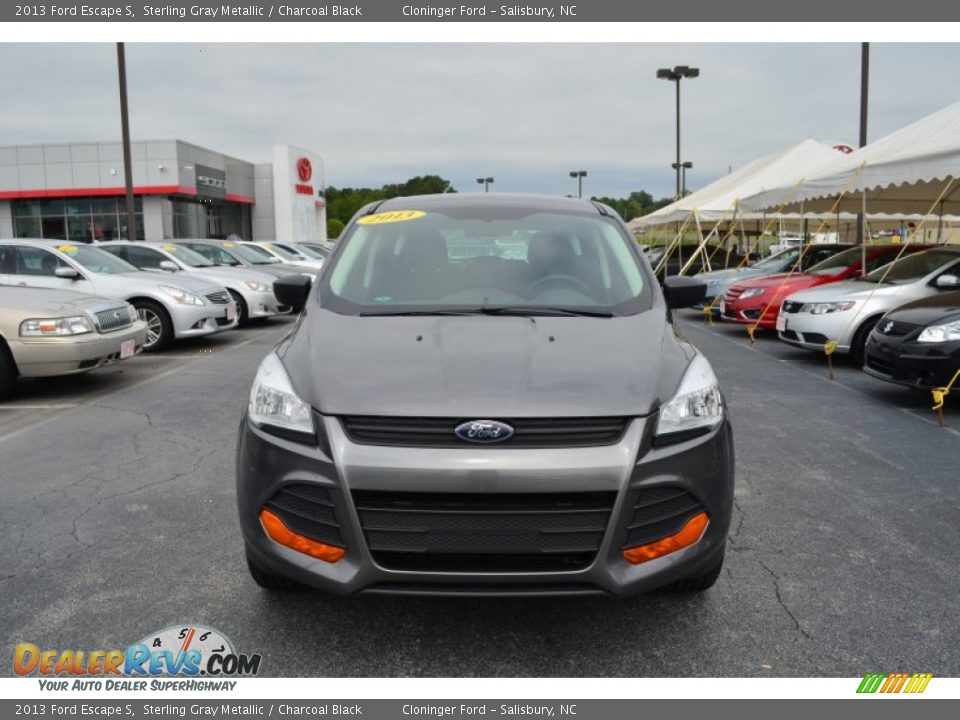 2013 Ford Escape S Sterling Gray Metallic / Charcoal Black Photo #28