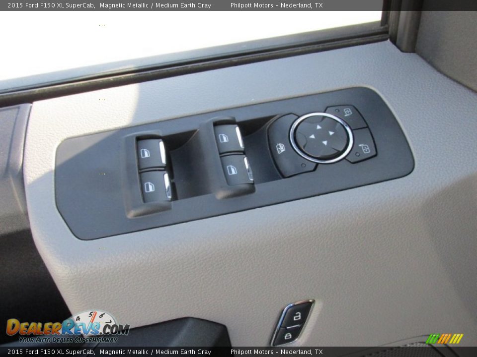 2015 Ford F150 XL SuperCab Magnetic Metallic / Medium Earth Gray Photo #21