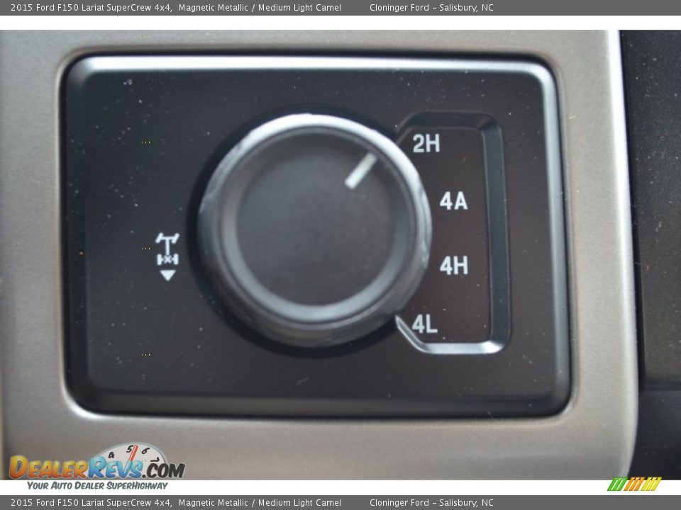 2015 Ford F150 Lariat SuperCrew 4x4 Magnetic Metallic / Medium Light Camel Photo #25