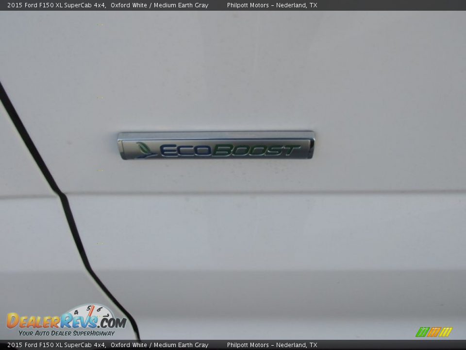 2015 Ford F150 XL SuperCab 4x4 Oxford White / Medium Earth Gray Photo #14