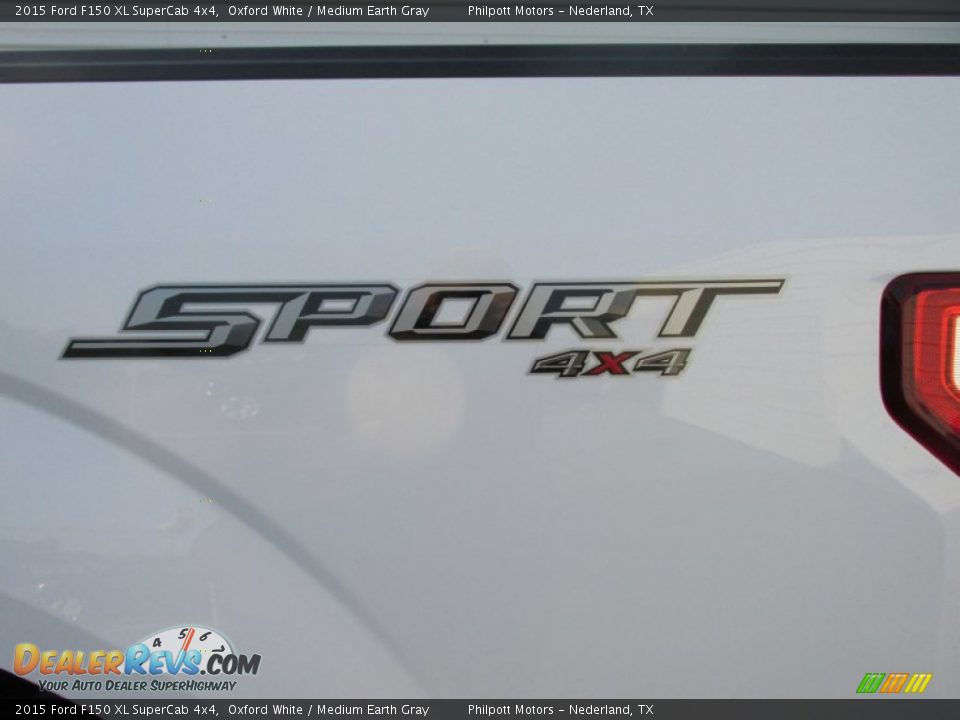 2015 Ford F150 XL SuperCab 4x4 Oxford White / Medium Earth Gray Photo #15