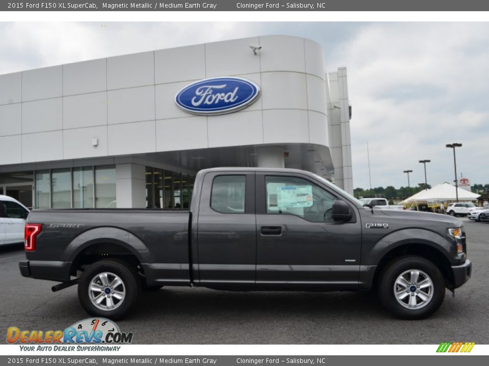 Magnetic Metallic 2015 Ford F150 XL SuperCab Photo #2