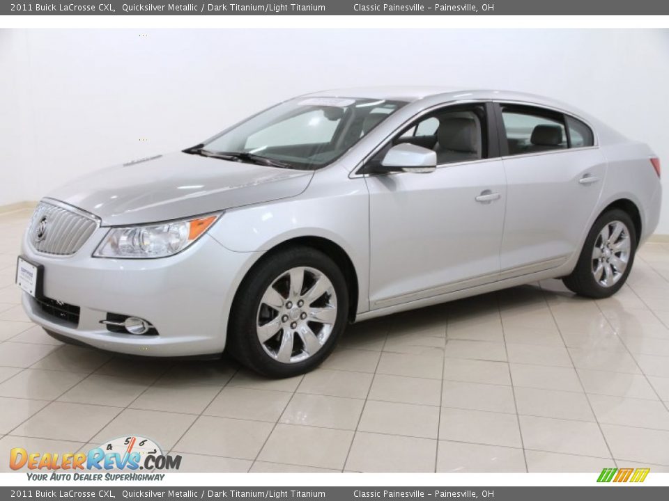 2011 Buick LaCrosse CXL Quicksilver Metallic / Dark Titanium/Light Titanium Photo #3