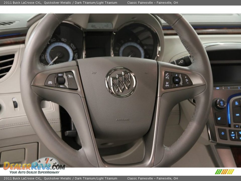2011 Buick LaCrosse CXL Quicksilver Metallic / Dark Titanium/Light Titanium Photo #5