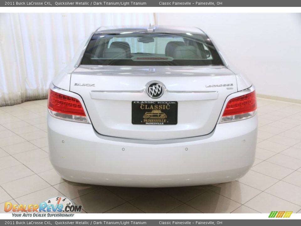 2011 Buick LaCrosse CXL Quicksilver Metallic / Dark Titanium/Light Titanium Photo #14
