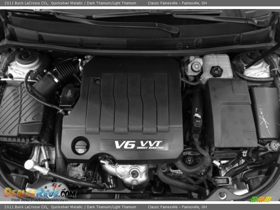 2011 Buick LaCrosse CXL Quicksilver Metallic / Dark Titanium/Light Titanium Photo #15