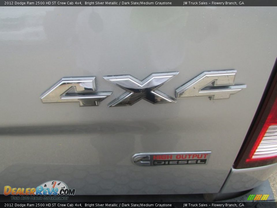 2012 Dodge Ram 2500 HD ST Crew Cab 4x4 Bright Silver Metallic / Dark Slate/Medium Graystone Photo #12
