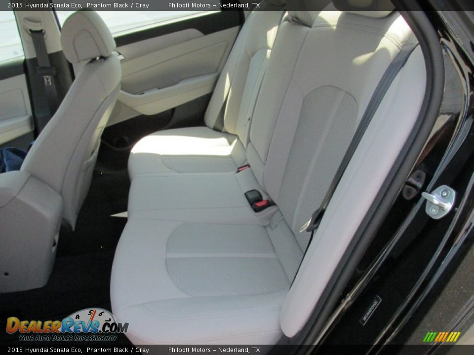 2015 Hyundai Sonata Eco Phantom Black / Gray Photo #18