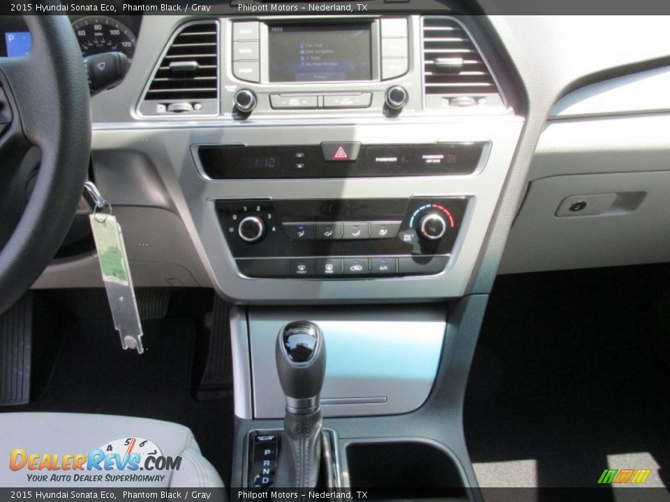 2015 Hyundai Sonata Eco Phantom Black / Gray Photo #23