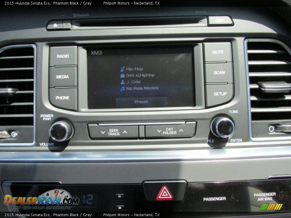 2015 Hyundai Sonata Eco Phantom Black / Gray Photo #24
