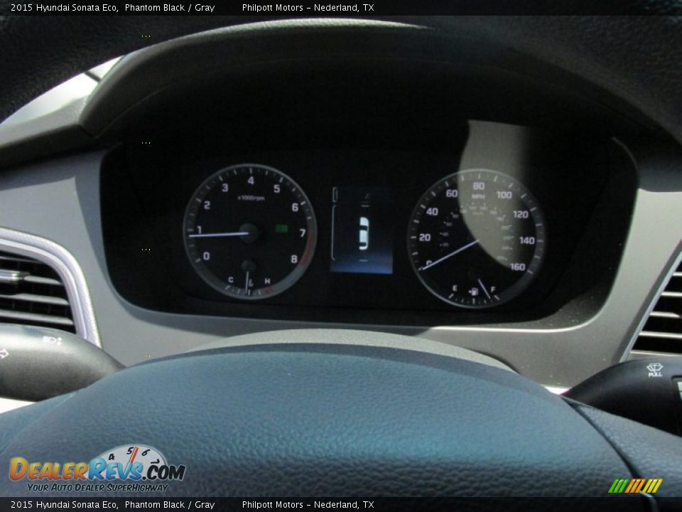 2015 Hyundai Sonata Eco Phantom Black / Gray Photo #28