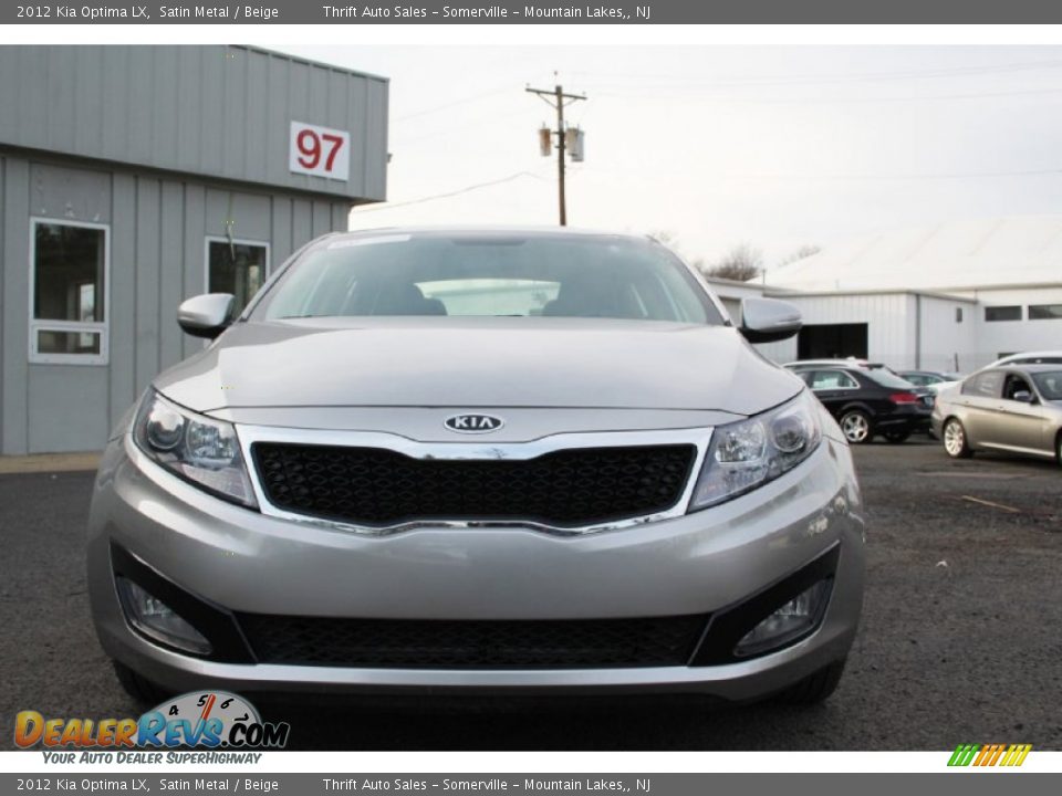 2012 Kia Optima LX Satin Metal / Beige Photo #2