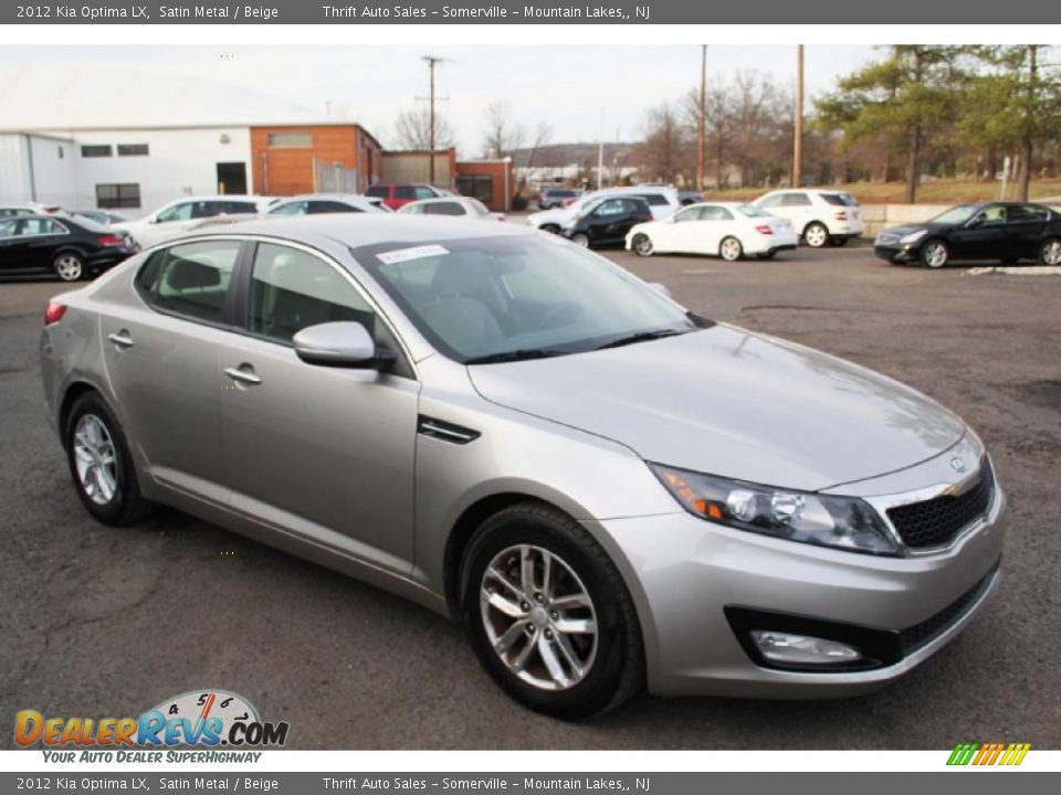 2012 Kia Optima LX Satin Metal / Beige Photo #3
