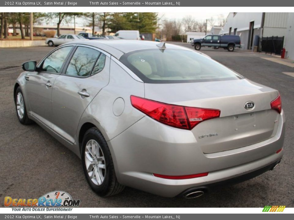 2012 Kia Optima LX Satin Metal / Beige Photo #5