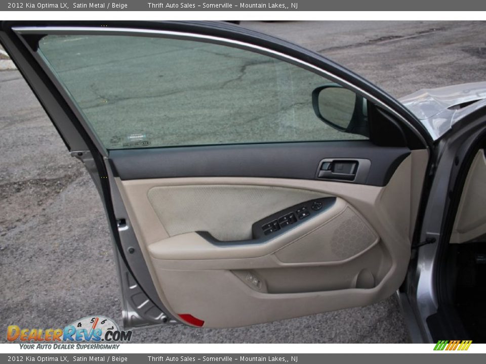 2012 Kia Optima LX Satin Metal / Beige Photo #6