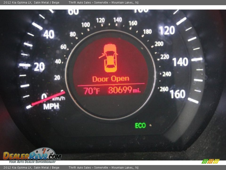 2012 Kia Optima LX Satin Metal / Beige Photo #10