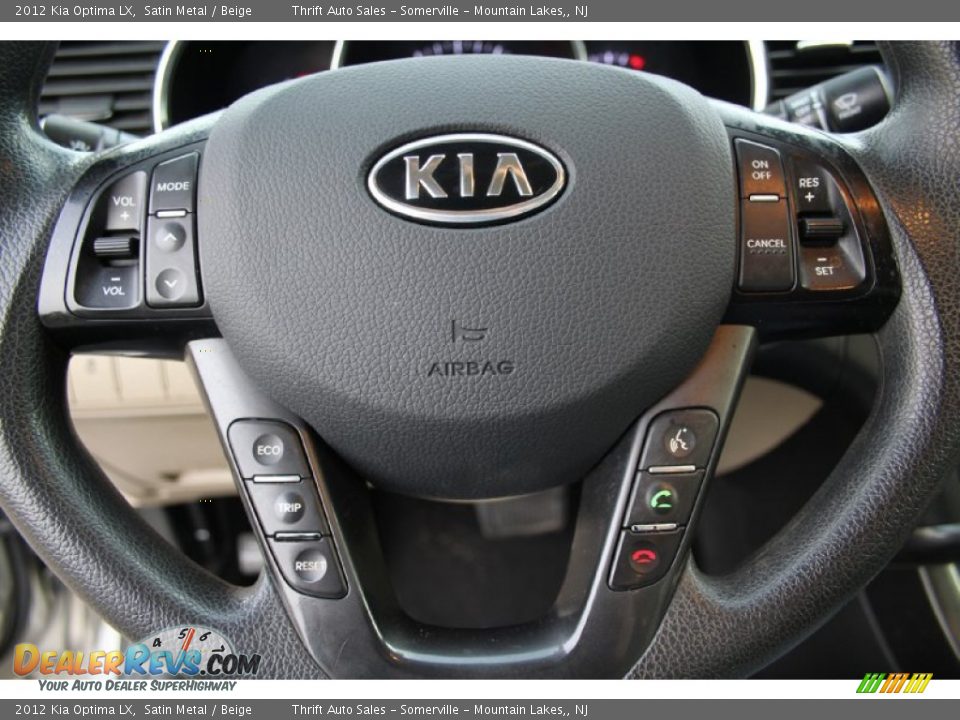 2012 Kia Optima LX Satin Metal / Beige Photo #11