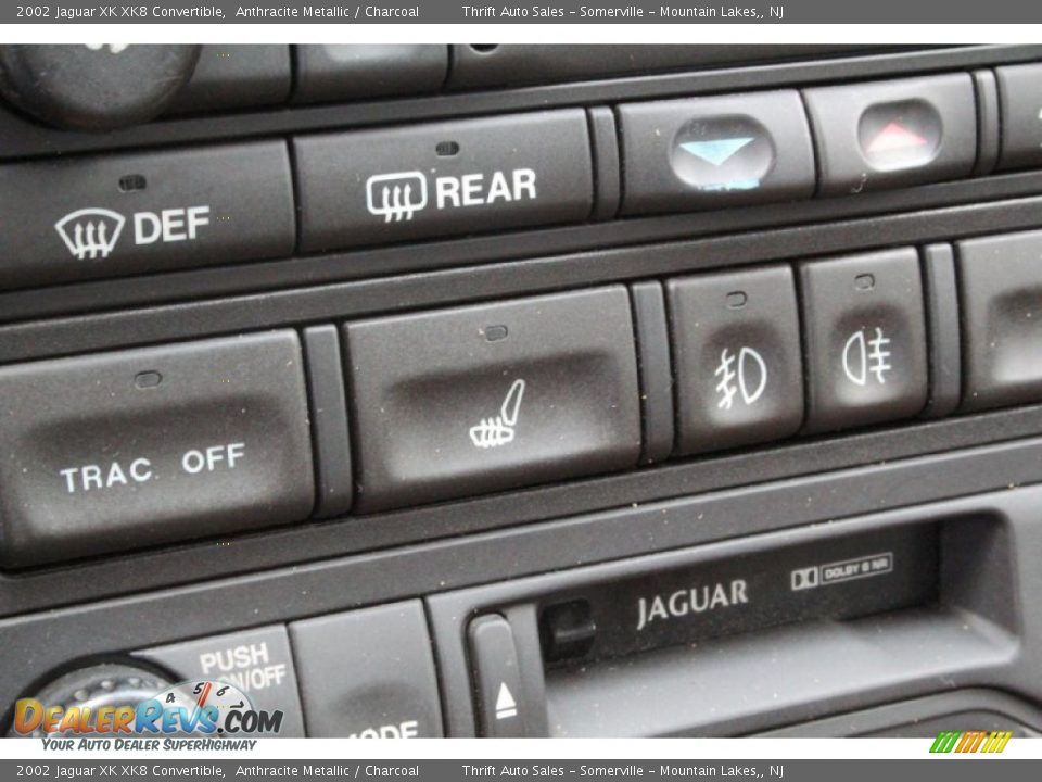 2002 Jaguar XK XK8 Convertible Anthracite Metallic / Charcoal Photo #19