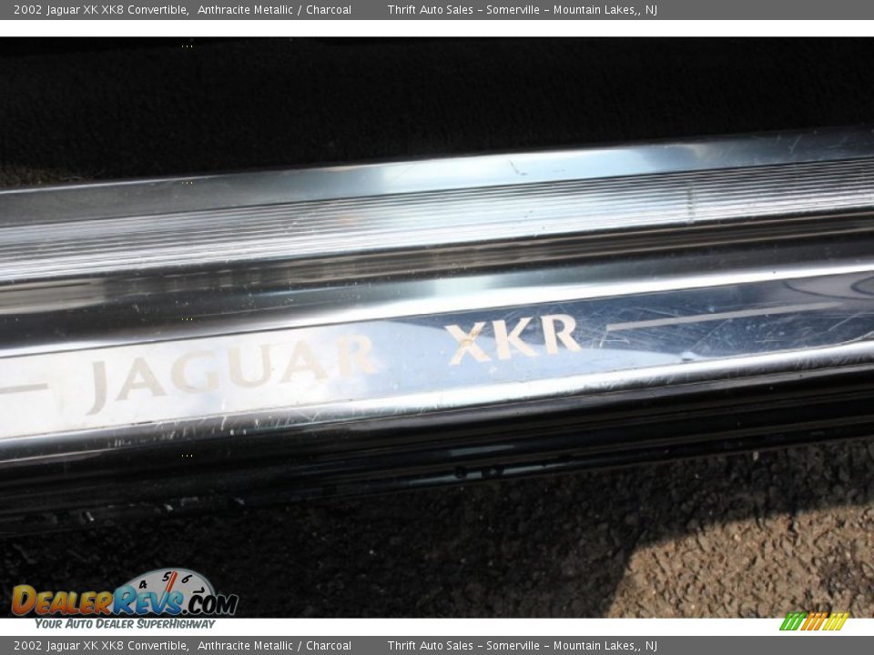 2002 Jaguar XK XK8 Convertible Anthracite Metallic / Charcoal Photo #31