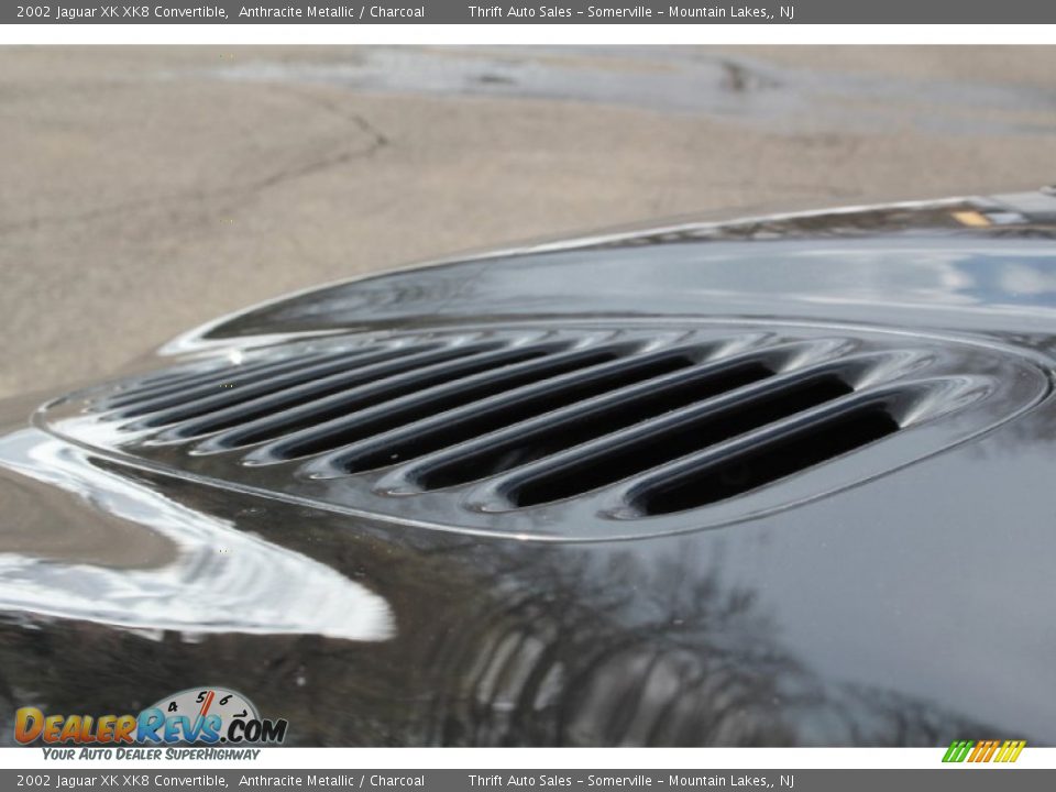 2002 Jaguar XK XK8 Convertible Anthracite Metallic / Charcoal Photo #34