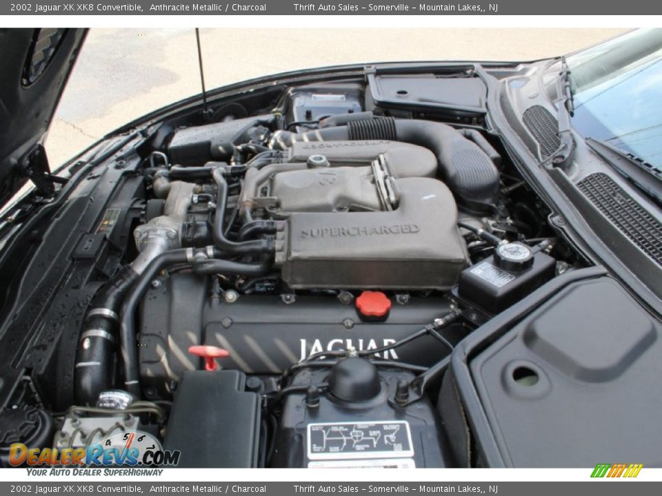 2002 Jaguar XK XK8 Convertible 4.0 Liter R Supercharged DOHC 32-Valve V8 Engine Photo #35