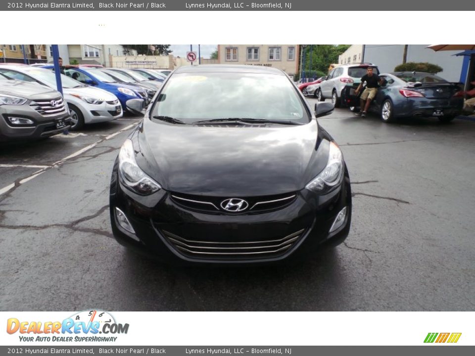 2012 Hyundai Elantra Limited Black Noir Pearl / Black Photo #2