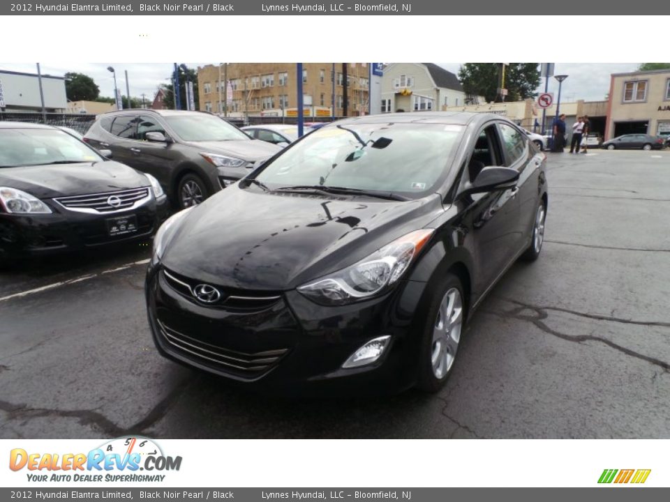 2012 Hyundai Elantra Limited Black Noir Pearl / Black Photo #3