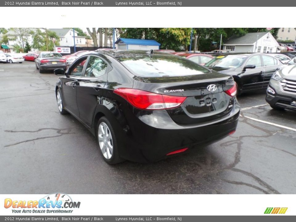 2012 Hyundai Elantra Limited Black Noir Pearl / Black Photo #4