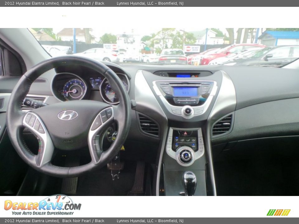 2012 Hyundai Elantra Limited Black Noir Pearl / Black Photo #11