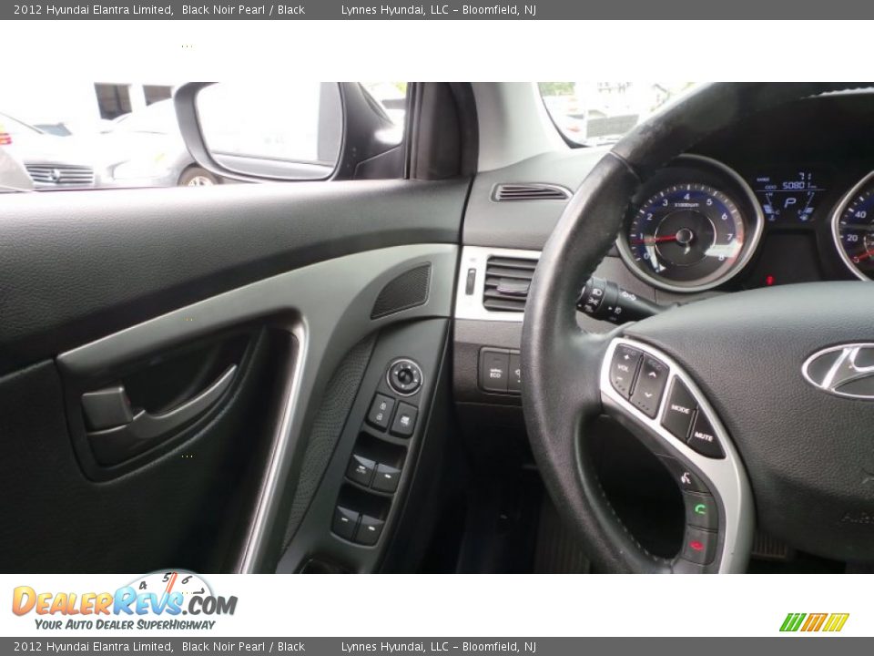 2012 Hyundai Elantra Limited Black Noir Pearl / Black Photo #15